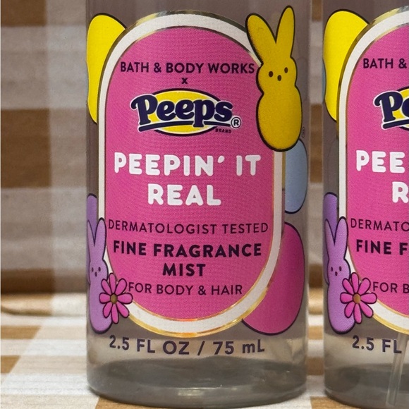NEW B&BW x PEEPS Marshmallow (2) Travel size 2.5 oz Fragrance for body and hair - Picture 3 of 3